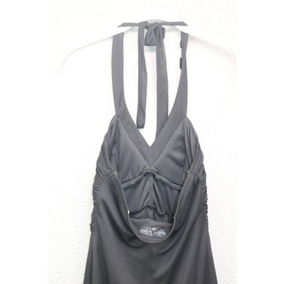 City Triangles Halter Style Beaded Mesh Dress-Size Small-Goth-Fairy-Grunge - Picture 12 of 12